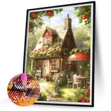 Load image into Gallery viewer, Strawberry House 30X40CM(Canvas) Full Round Drill Diamond Painting
