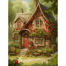 Load image into Gallery viewer, Strawberry House 30X40CM(Canvas) Full Round Drill Diamond Painting
