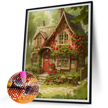 Load image into Gallery viewer, Strawberry House 30X40CM(Canvas) Full Round Drill Diamond Painting
