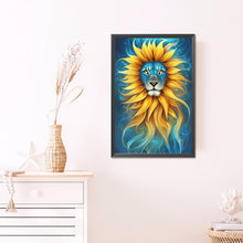 Load image into Gallery viewer, Sunflower Lion 45X65CM(Canvas) Full AB Round Drill Diamond Painting
