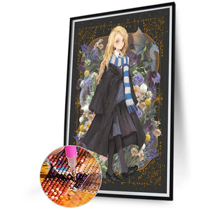 Harry Potter Luna Lovegood 40X60CM(Canvas) Full Round Drill Diamond Painting