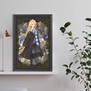 Harry Potter Luna Lovegood 40X60CM(Canvas) Full Round Drill Diamond Painting