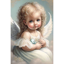 Load image into Gallery viewer, Angel Girl 45X65CM(Canvas) Full AB Round Drill Diamond Painting
