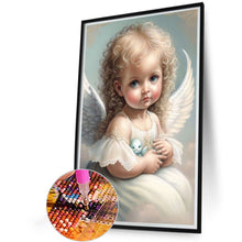 Load image into Gallery viewer, Angel Girl 45X65CM(Canvas) Full AB Round Drill Diamond Painting
