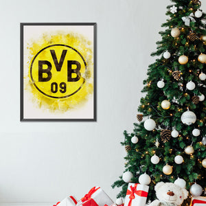 Dortmund Team Logo 30*40CM(Canvas) Full Round Drill Diamond Painting