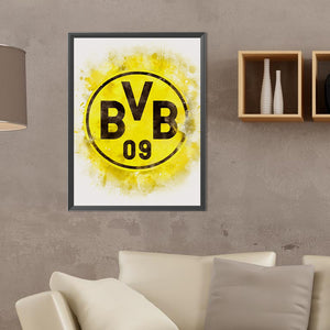 Dortmund Team Logo 30*40CM(Canvas) Full Round Drill Diamond Painting