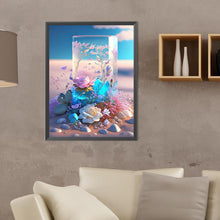 Load image into Gallery viewer, Fantasy Beach Flowers In A Vase 30X40CM(Canvas) Full Round Drill Diamond Painting
