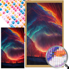 Load image into Gallery viewer, Aurora Night View 45X75CM(Canvas) Full AB Round Drill Diamond Painting
