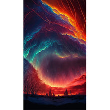 Load image into Gallery viewer, Aurora Night View 45X75CM(Canvas) Full AB Round Drill Diamond Painting
