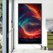 Load image into Gallery viewer, Aurora Night View 45X75CM(Canvas) Full AB Round Drill Diamond Painting
