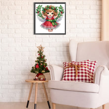 Load image into Gallery viewer, Christmas Little Angel 30X30CM(Canvas) Partial Special Shaped Drill Diamond Painting
