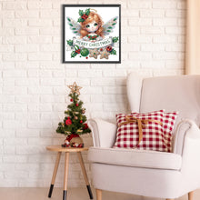 Load image into Gallery viewer, Christmas Little Angel 30X30CM(Canvas) Partial Special Shaped Drill Diamond Painting
