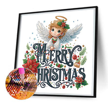 Load image into Gallery viewer, Christmas Little Angel 30X30CM(Canvas) Partial Special Shaped Drill Diamond Painting
