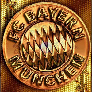 Bayern Munich Football Club 40X40CM(Canvas) Full Round Drill Diamond Painting