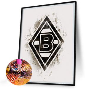 Moenchengladbach Football Club 30X40CM(Canvas) Full Round Drill Diamond Painting