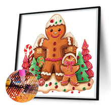 Load image into Gallery viewer, Christmas Gingerbread Cookie House 30X30CM(Canvas) Partial Special Shaped Drill Diamond Painting
