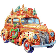 Load image into Gallery viewer, Christmas Atmosphere Car 30X30CM(Canvas) Partial Special Shaped Drill Diamond Painting
