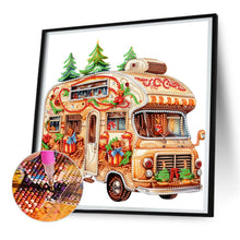 Load image into Gallery viewer, Christmas Atmosphere Car 30X30CM(Canvas) Partial Special Shaped Drill Diamond Painting
