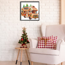 Load image into Gallery viewer, Christmas Atmosphere Car 30X30CM(Canvas) Partial Special Shaped Drill Diamond Painting
