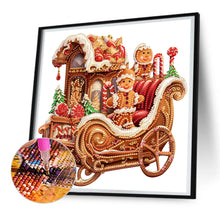 Load image into Gallery viewer, Christmas Atmosphere Car 30X30CM(Canvas) Partial Special Shaped Drill Diamond Painting
