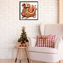 Load image into Gallery viewer, Christmas Atmosphere Car 30X30CM(Canvas) Partial Special Shaped Drill Diamond Painting
