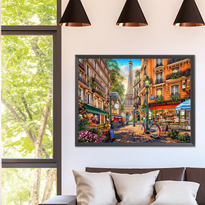 City Street 40X30CM(Canvas) Full Square Drill Diamond Painting