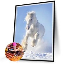 Load image into Gallery viewer, White Horse 30X40CM(Canvas) Full Square Drill Diamond Painting

