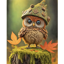 Load image into Gallery viewer, Baby Owl 40X50CM(Canvas) Full Round Drill Diamond Painting
