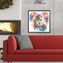 Load image into Gallery viewer, Shiny Animal Horse 30X30CM(Canvas) Full Round Drill Diamond Painting
