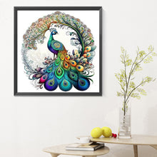 Load image into Gallery viewer, Peacock 30X30CM(Canvas) Full Round Drill Diamond Painting
