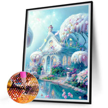 Load image into Gallery viewer, White Dream House 30X40CM(Canvas) Full Round Drill Diamond Painting
