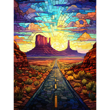 Load image into Gallery viewer, Desert Highway 30X40CM(Canvas) Full Round Drill Diamond Painting
