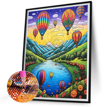 Load image into Gallery viewer, Hot Air Balloon 30X40CM(Canvas) Full Round Drill Diamond Painting
