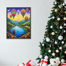 Load image into Gallery viewer, Hot Air Balloon 30X40CM(Canvas) Full Round Drill Diamond Painting
