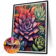 Load image into Gallery viewer, Cactus Flower 30X40CM(Canvas) Full Round Drill Diamond Painting
