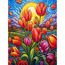 Load image into Gallery viewer, Tulip 30X40CM(Canvas) Full Round Drill Diamond Painting
