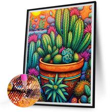 Load image into Gallery viewer, Cactus Flower 30X40CM(Canvas) Full Round Drill Diamond Painting
