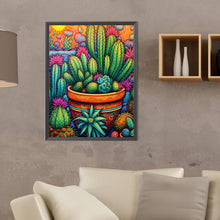 Load image into Gallery viewer, Cactus Flower 30X40CM(Canvas) Full Round Drill Diamond Painting
