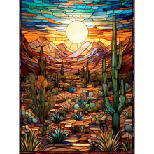 Load image into Gallery viewer, Desert Cactus 30X40CM(Canvas) Full Round Drill Diamond Painting
