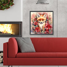 Load image into Gallery viewer, Christmas Winter Fox 30X30CM(Canvas) Full Round Drill Diamond Painting
