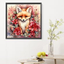 Load image into Gallery viewer, Christmas Winter Fox 30X30CM(Canvas) Full Round Drill Diamond Painting
