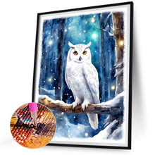 Load image into Gallery viewer, Owl 30X40CM(Canvas) Full Round Drill Diamond Painting

