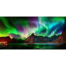 Load image into Gallery viewer, Aurora At Night 85X45CM(Canvas) Full AB Round Drill Diamond Painting
