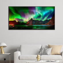 Load image into Gallery viewer, Aurora At Night 85X45CM(Canvas) Full AB Round Drill Diamond Painting
