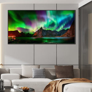 Aurora At Night 85X45CM(Canvas) Full AB Round Drill Diamond Painting