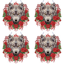 Load image into Gallery viewer, Special Shape DIY Diamond Painting Ornaments Wolf Head Full Drill Art Kit (#1)

