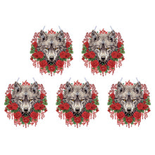 Load image into Gallery viewer, Special Shape DIY Diamond Painting Ornaments Wolf Head Full Drill Art Kit (#1)
