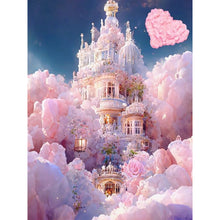 Load image into Gallery viewer, Pink Cloud Manor 30X40CM(Canvas) Full Round Drill Diamond Painting
