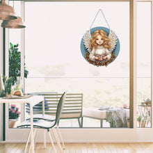 Load image into Gallery viewer, Angel Girl Single-Sided Diamond Painting Hanging Pendant for Home Wall Decor(#1)
