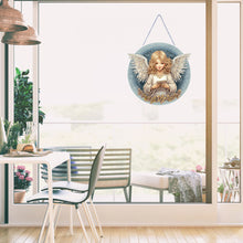 Load image into Gallery viewer, Angel Girl Single-Sided Diamond Painting Hanging Pendant for Home Wall Decor(#3)
